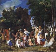 Gentile Bellini Feast of the Gods oil painting artist